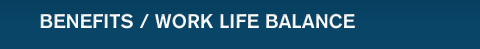 BENEFITS / WORK LIFE BALANCE